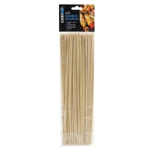 Chef Aid 100Pc 12inch 30.5cm Wooden Bamboo Skewers